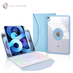 PUREPOWER - Funda giratoria con teclado para iPad Pro 11 - Azul