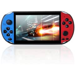 PUREPOWER - Consola retro x12 plus 16GB con 7 pulgadas pantalla- Azul y Rojo