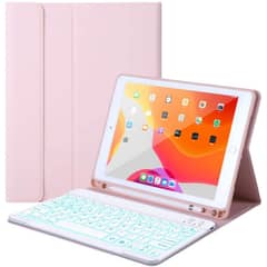 PUREPOWER - Funda con Ñ teclado para Xiaomi Pad 5 - Rosado