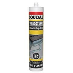GENERICO - Sellante Tapagoteras Gris 300 Ml. Soudal Aplicaciòn. Bajo La Lluvia