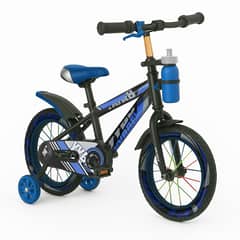 ALPHA - Bicicleta Niño Infantil Montain Bike MTB Con Ruedas Aro 12