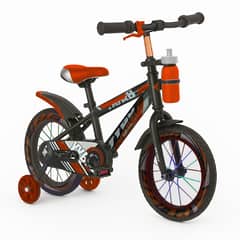 ALPHA - Bicicleta Niño Infantil Montain Bike MTB Con Ruedas Aro 12