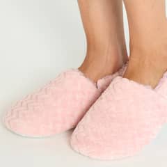 BARBIZON - Pantufla de Mujer Zapatilla Chenille Rosado Claro