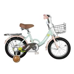 ALPHA - Bicicleta Niña Infantil De Paseo Little Star Rueditas Aro 12