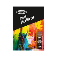 ARTEL - Block Acrílicos 300gr A4