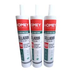 GENERAC - Silicona Tapagotera Gris Sellante Tubo 280ml Pak 3u
