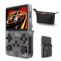 BRO TOUMI - Consola Portatil Retro Game R37S 64GB Negro y Estuche