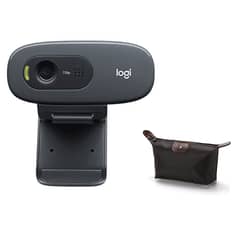 LOGITECH - C270 Camara Web USB Con Microfono Y Estuche