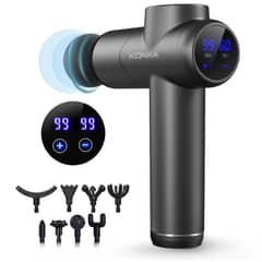 PICORU - KONKA K4 Pistola de Masaje Muscular Recargable-Negro