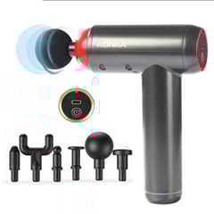 PICORU - KONKA Q1 Pistola de Masaje Muscular Recargable- Rojo