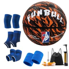 GENERICO - Balón de Baloncesto Tamaño para Interiores y Exteriores