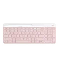 LOGITECH - Teclado K580 Bluetooth multidispositivo Rosa