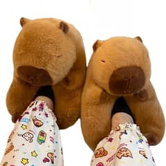 CRUSEC - Pantuflas De Algodon Capibara Kawaii Invierno Confort