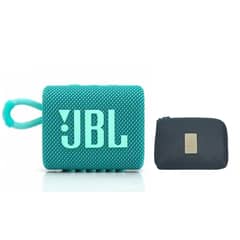 JBL - Parlante bluetooth GO 3 IP67 -Verde y Estuche