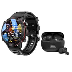 JBL - WAVE 200 TWS Audifonos-B y Toumi Watch GT-D-D Reloj inteligente