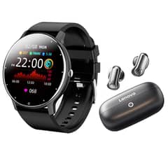 LENOVO - TA400 Tws Audífonos tws y Toumi Fit Pro-B Reloj inteligente