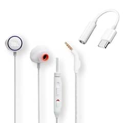 JBL - Audifonos Quantum 50 Gaming 3.5mm Blanco y Type C