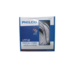 PHILCO - Cable de Red de 15 Metros Categoría 6.