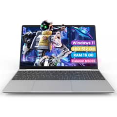 GENERICO - 15.6 Pulgadas N5095 4c4t 2.9ghz Laptop 16gb Ddr4 512gb Ssd Ñ Plateado
