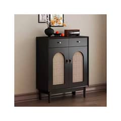 IDEEHOUSE - Zapatero Boho Chic 2 Puertas, 80cm X 36cm X 100cm