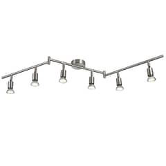 MMDH - LED Lámpara de techo plegable E27 cromada para salón