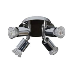 MMDH - Plafón LED Cromo GU10 Cocina Dormitorio