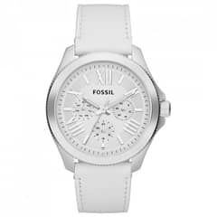 FOSSIL - Reloj Cecile AM4484 Blanco De Cuero Piel Para Mujer