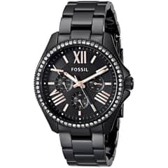 FOSSIL - Reloj Cecile AM4522 Negro De Acero inoxidable Para Mujer