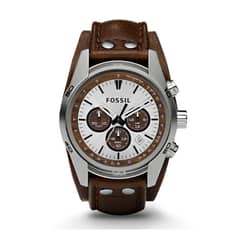 FOSSIL - Reloj Coachman CH2565 Marrón De Cuero Piel Para Hombre