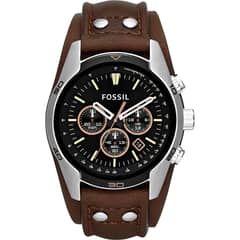 FOSSIL - Reloj Coachman CH2891 Marrón De Cuero Piel Para Hombre