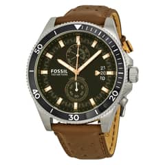 FOSSIL - Reloj Coachman CH2944 Marrón De Cuero Piel Para Hombre