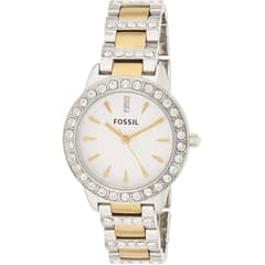 FOSSIL - Reloj Classic ES2409 Plateado Dorado De Acero inox. P Mujer