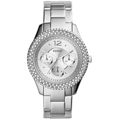 FOSSIL - Reloj Stella ES3588 Plateado De Acero inoxidable Para Mujer