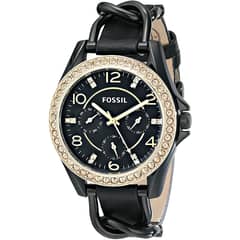 FOSSIL - Reloj Riley ES3696 Negro De Acero inoxidable Para Mujer