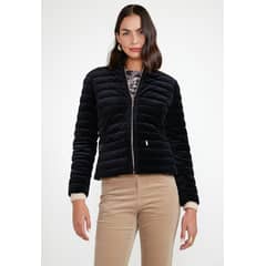 CANADIENNE - Parka Acolchada Mujer Algodón Negro