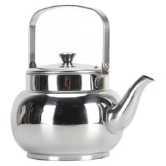 BAZUCA - Tetera Infusor Té Acero Inoxidable 1 Litro Redonda Te Infusiones