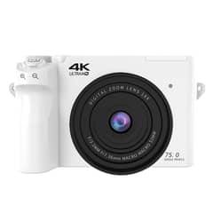 RENVMEXY - Cámaras digitales 4K 75MP Blanca + 64GB - WiFi y Oferta
