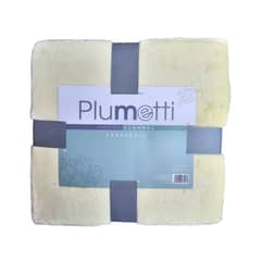PLUMETTI - Manta Flannel (127 X 152 Cm) Color Amarillo Claro