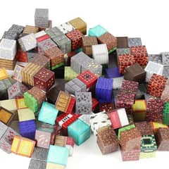 MUNDO MAGIA - Set 50 Bloques Magnéticos Cubos Pixel Al Azar De 2 cm