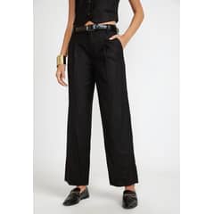 CANADIENNE - Pantalón Mujer Lana Negro