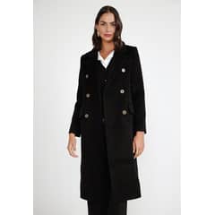 CANADIENNE - Abrigo Mujer Lana Negro