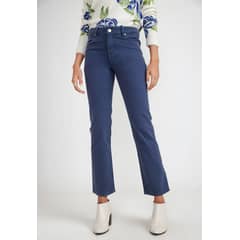 CANADIENNE - Pantalón Básico Mujer Algodón Peruano Marino