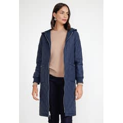 CANADIENNE - Parka Larga Reversible Mujer Marino