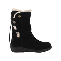 BAMERS - Bota Mujer Alpine Cuero Negro