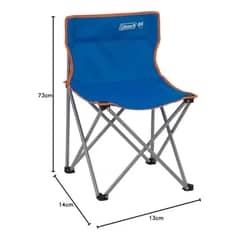 COLEMAN - Silla Plegable Camping Playera Azul Portatil