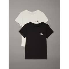 CALVIN KLEIN - Pack 2 Poleras Monologo Slim Multicolor
