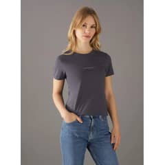CALVIN KLEIN - Polera Monologo Slim Gris