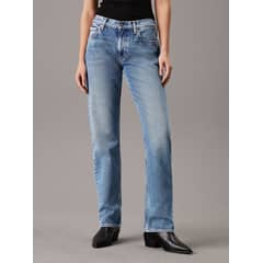 CALVIN KLEIN - Jeans Low Rise Straight Azul