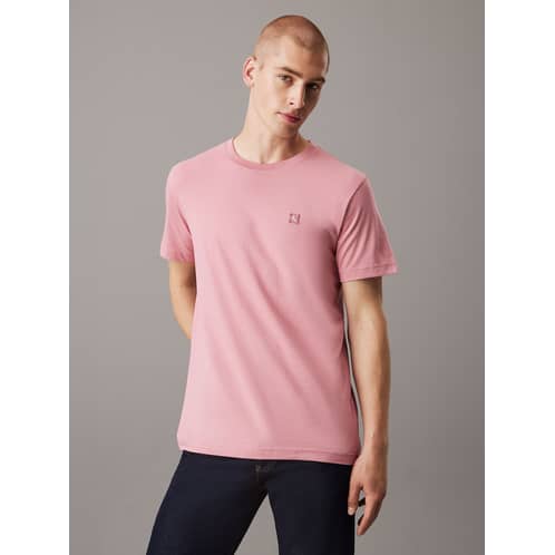 CALVIN KLEIN - Polera Ck Embro Badge Rosado