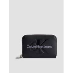 CALVIN KLEIN - Billetera Sculpted Negro